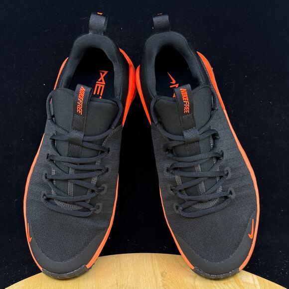 Nike Free Metcon 6 Black Orange Hyper Crimson FJ7127-004 Men's Size 9.5 - Picture 8 of 9